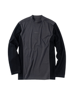 Mr. MrBu's semi-high neck long-sleeved base T-shirt with embroidery design for men, spring and autumn color contrast innerwear T-shirt BT16096 thumbnail 6