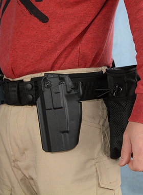 92A左手战术快拔枪套格洛克G17 2011反吹G18C G19 MP40 P1 92G P3