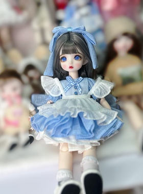 30厘米改妆6分娃娃BJD22关节换装娃娃女孩玩具SD洋娃娃生日礼物