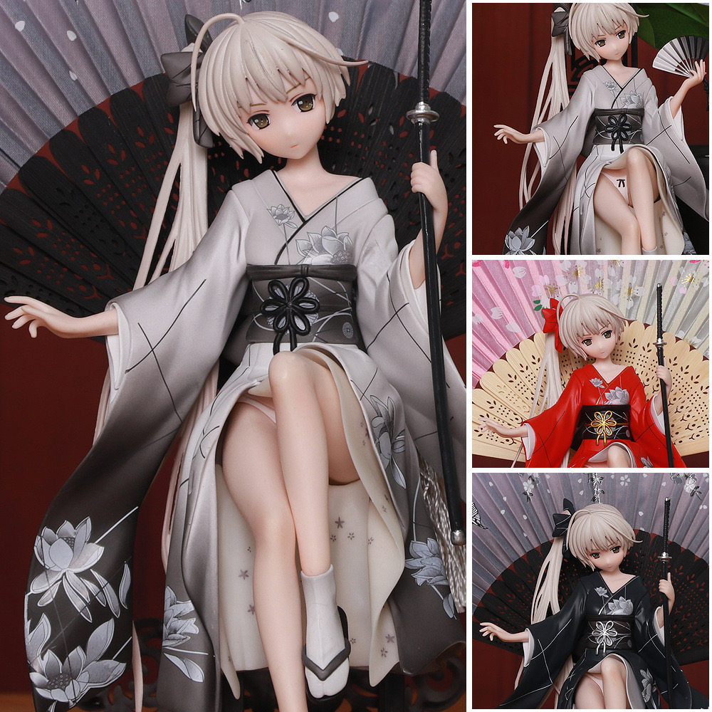 缘之空春日野穹和服穹妹手办二次元美女动漫模型车载机箱摆件公仔