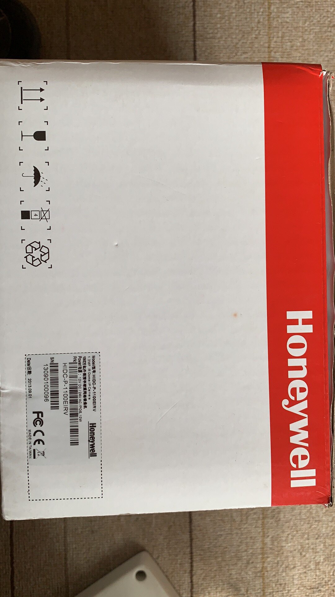 供应霍尼韦尔Honeywell HIDC-P-1100EIRV 130万红外高清半球型网