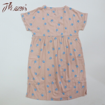 顶瓜瓜睡裙专柜正品短袖夏季女童