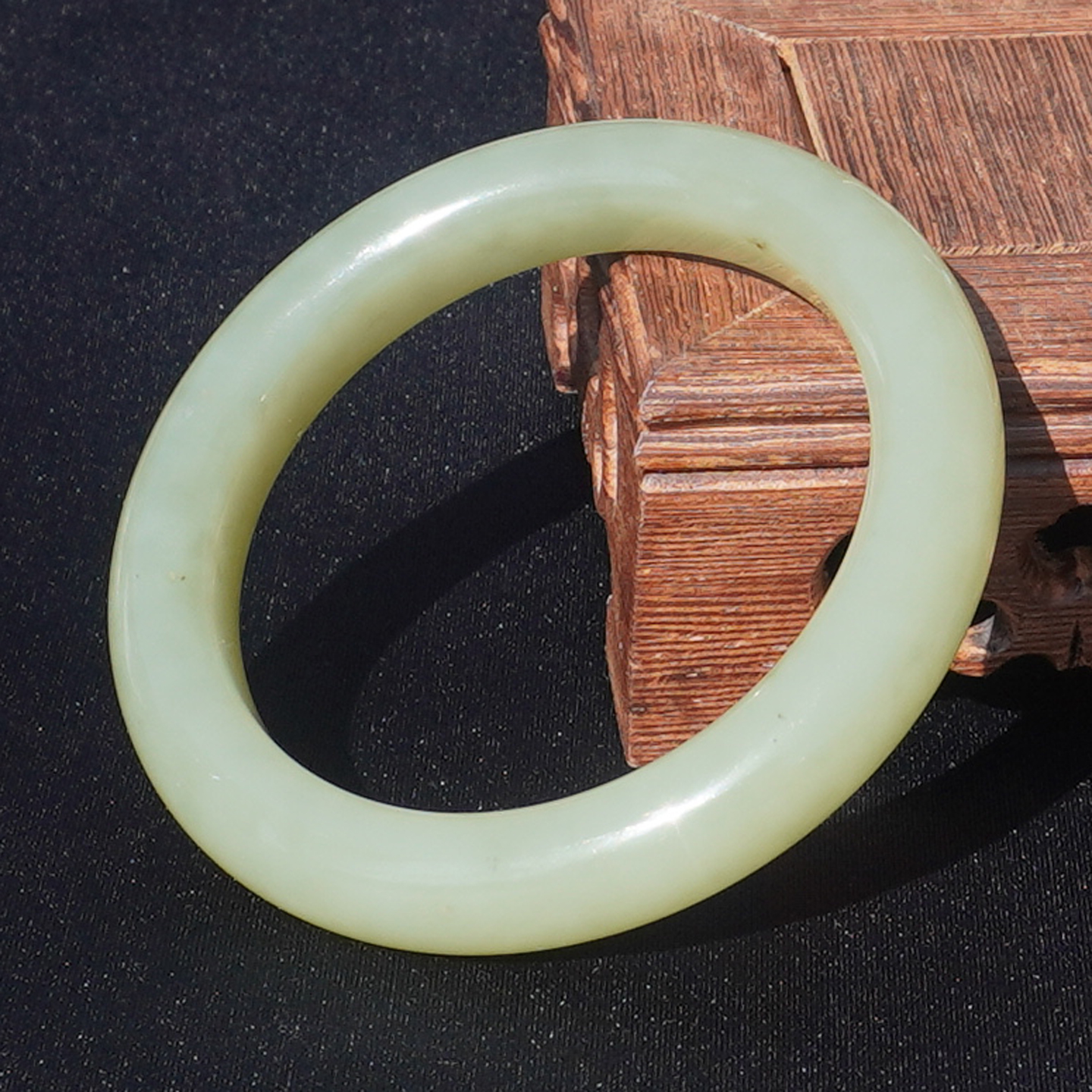 方言新疆且末老料细润青黄口手镯