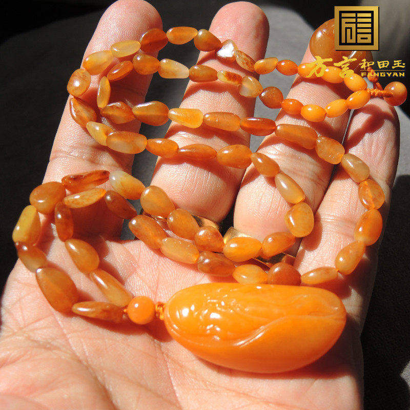 方言企业镇店之宝罕见珍品黄金原生黄玉猫眼挂件杨大钊关公吊坠F