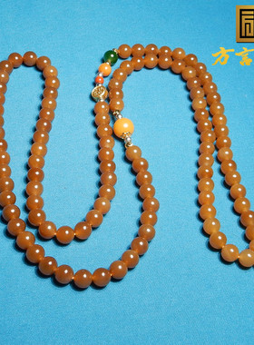 方言手串和田玉黄金糖且末糖玉