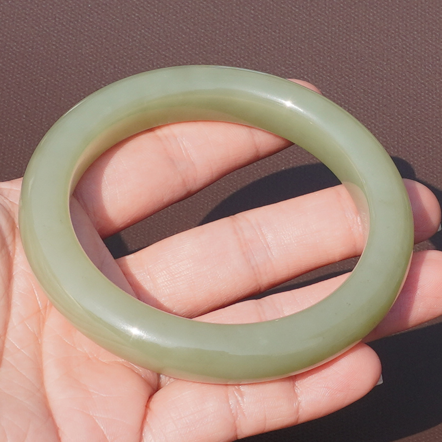 和田玉新疆油润高脂青黄口料手镯