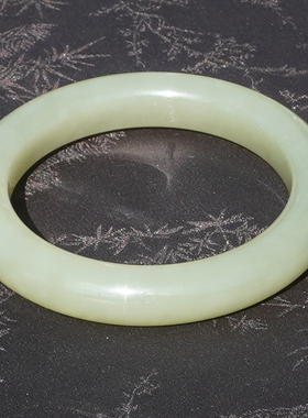 方言和田玉且末高脂青黄口料手镯