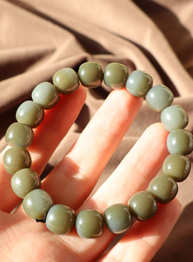 新疆且末蓝色带糖10mm老型珠手串