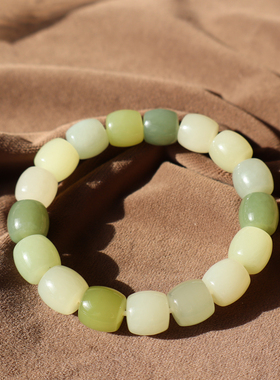 新疆且末黄口青黄口蓝调12mm手串