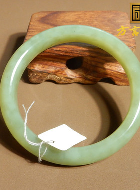 方言新疆且末老坑青黄口59mm手镯