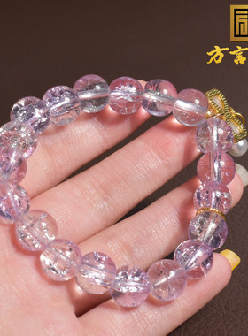 美美哒江西德安原矿五彩萤石手串