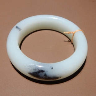 手镯子w4 方言和田玉精品新疆青花籽料油润细腻内径52mm女士正装