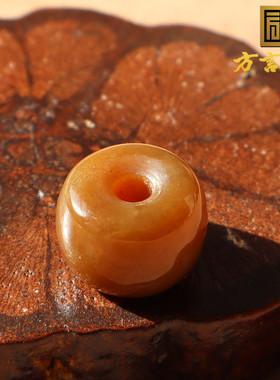 新疆且末红糖油润直切平安扣吊坠