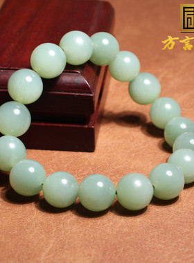 方言俄料老料碧玉粉青无结构手串