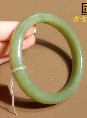方言新疆且末老坑青黄口57mm手镯