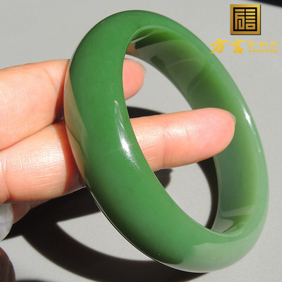 推荐无杂质过渡手镯俄罗斯碧玉