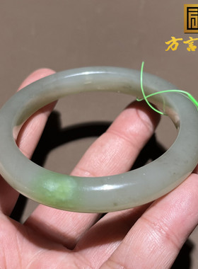 青海料湖水绿温润细腻带翠色