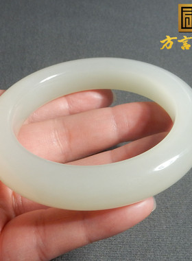 方言青海老坑料温润冰底白玉