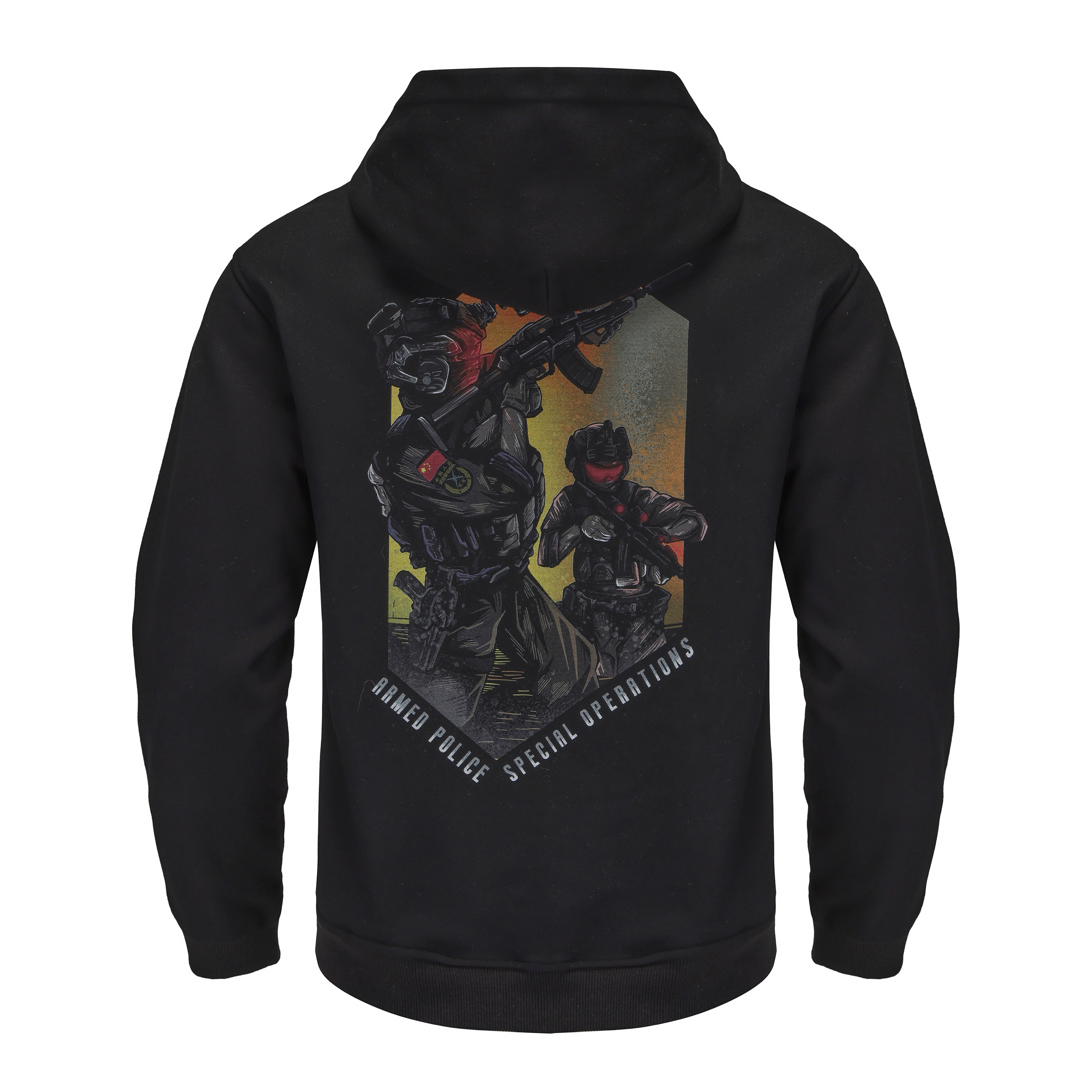 回马枪防务“伍特”新款文化衫战术文化衫套头卫衣加厚卫衣