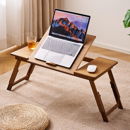 床上小桌子可折叠宿舍电脑桌家用卧室飘窗书桌学生寝室懒人学习桌