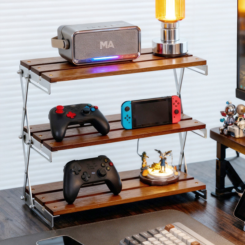 桌面置物架家用电脑桌可折叠咖啡杯架露营桌吧台收纳摆件整理架子,住宅家具,搁板/置物架/家用陈列架,淘宝优惠券,粉丝福利购,淘宝优惠卷