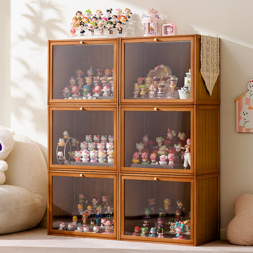 手办展示柜玩具亚克力陈列柜子展示架置物货架家用组合手办收纳盒