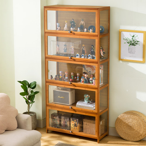 手办收纳展示柜玩具玻璃