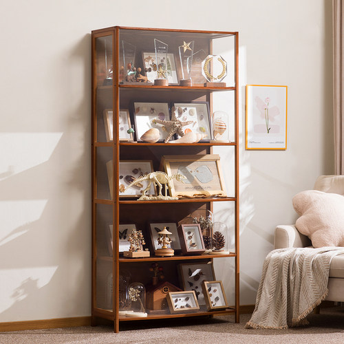 模型展示柜摆件家展示柜家用防尘收藏收纳柜收纳柜子产品置物货架