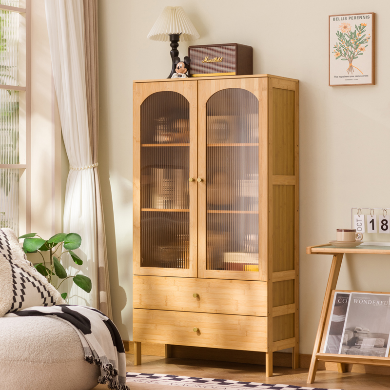 十一维度带抽屉对开门收纳柜