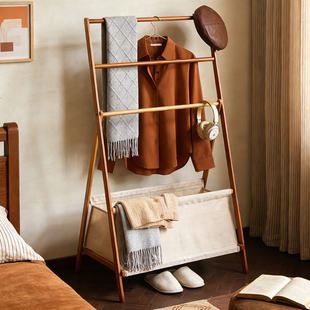 挂衣架卧室落地不占空间衣帽架2026新款 房间床边床尾衣服收纳神器