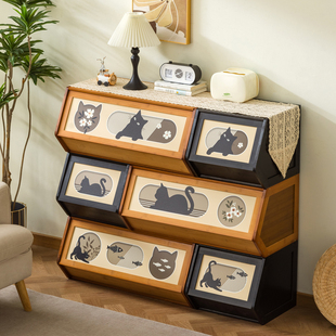 网红创意五斗柜卧室储物柜收纳家用客厅靠墙小立柜子床尾置物整理