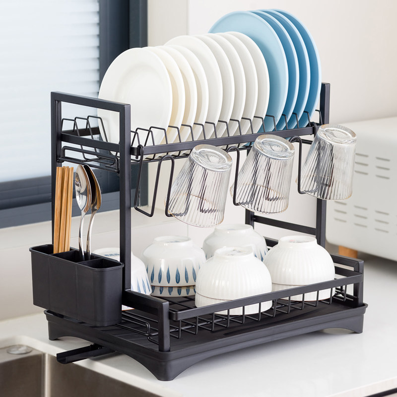 厨房置物架碗碟碗盘杯子沥水架家用多功能放碗架碗筷收纳架盒碗柜,厨房/烹饪用具,碗架,淘宝优惠券,粉丝福利购,淘宝优惠卷