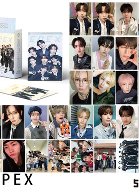 EPEX小卡 盒装50张 57x86mm 韩国男团周边镭射Lomo小卡片明信片