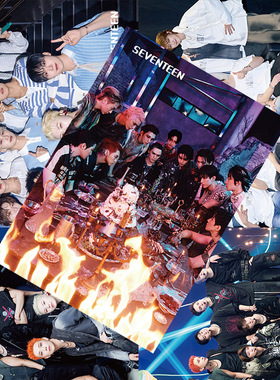 Seventen海报 高清铜版纸 1套8张 韩国明星写真宿舍墙贴纸装饰画