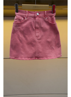 专柜正品春夏时尚N10E5802-A卓雅水洗牛仔裙2680元