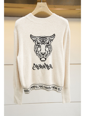 专柜正品秋冬时尚圆领O367084C恩曼琳针织衫2080元