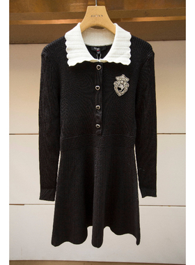 专柜正品秋冬时尚气质P056S052艾薇针织连衣裙2180元