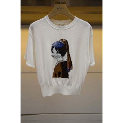 专柜正品春夏时尚甜美N72C4903艾薇针织衫1380元