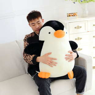 企鹅公仔儿童毛绒玩具布娃娃沙发摆件孩子玩偶睡觉抱枕生日礼物男