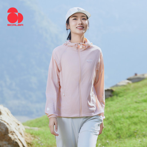SCALER思凯乐防晒衣女夏季户外防紫外线轻薄透气修身休闲皮肤衣