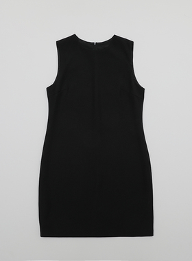 版型巨好！显白显瘦小黑裙2025新款百搭好穿气质西装面料背心裙