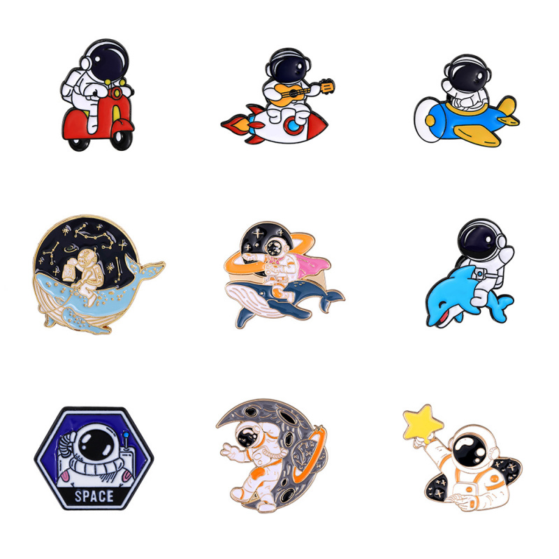 创意新款热销卡通胸针宇航员系列