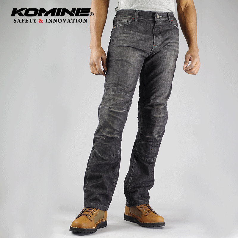 天马机车  KOMINE日本摩托骑行牛仔裤男女款防摔防水带护具PK-726