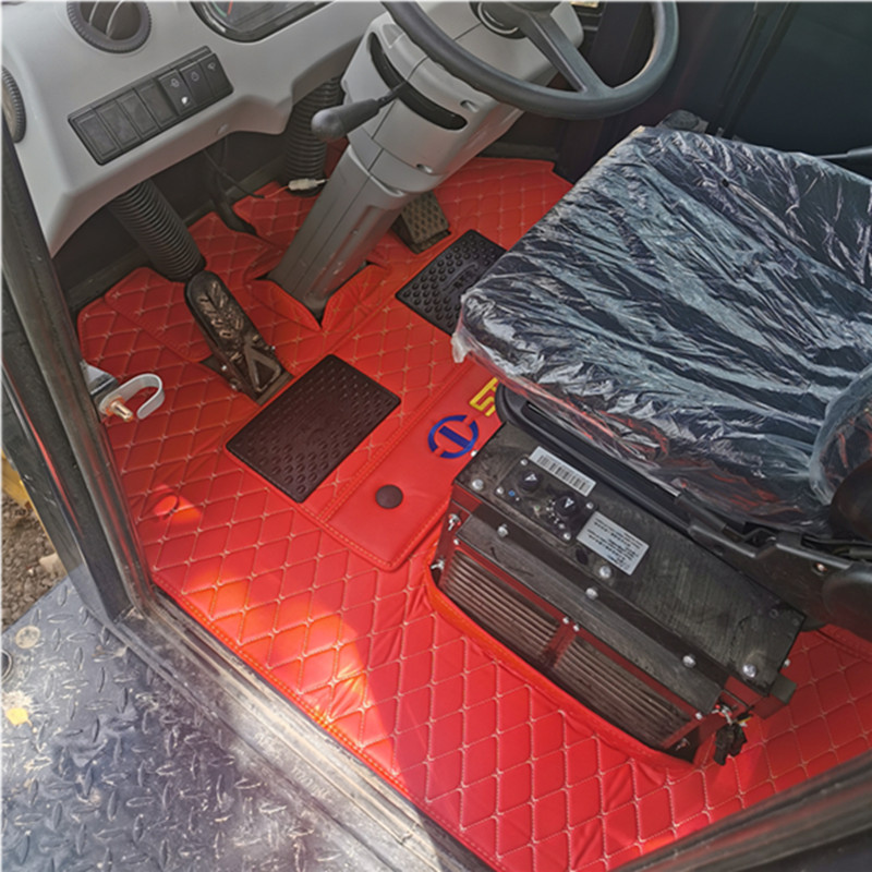 订做山工装载机脚垫铲车双层丝圈