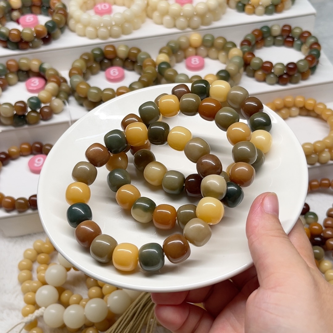 14老型桶鬼工干磨多宝菩提根微瑕