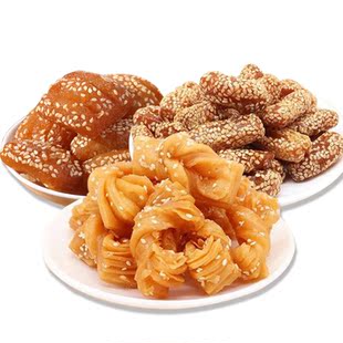 【非遗食品】老式山东特产蜜三刀蜜翻花蜜麻条传统糕点1-4斤