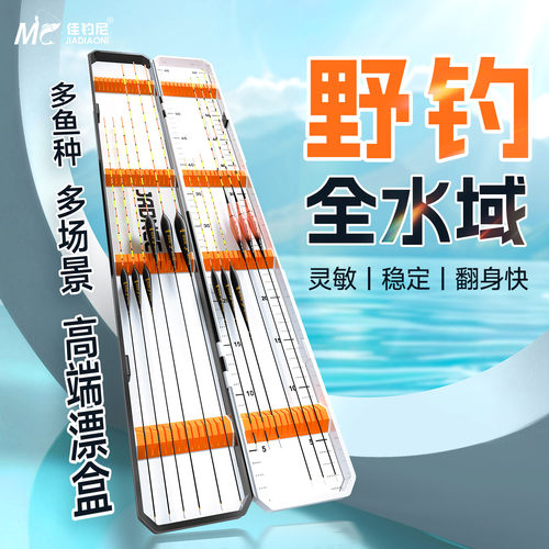 佳钓尼全水域鱼漂漂盒套装