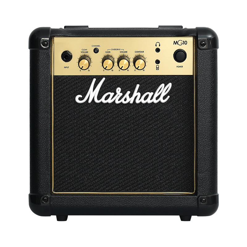 Marshall马歇尔晶体管电吉他音箱MG10便携式音响失真过载户外