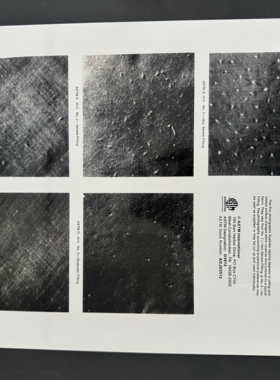 乱翻式起毛球评级样照ASTM D3512 Pilling Grading Photographic