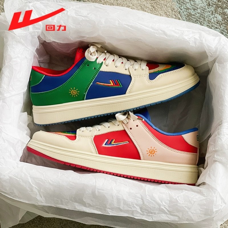 回力女鞋春季爆款板鞋子2025新款秋款情侣鞋鸳鸯鞋女款运动小白鞋,女鞋,休闲板鞋,淘宝优惠券,粉丝福利购,淘宝优惠卷